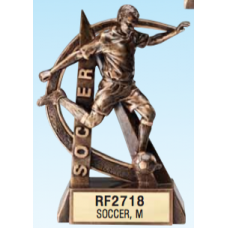 Resin Trophies - #Soccer 6.5" or 8" Resin Award